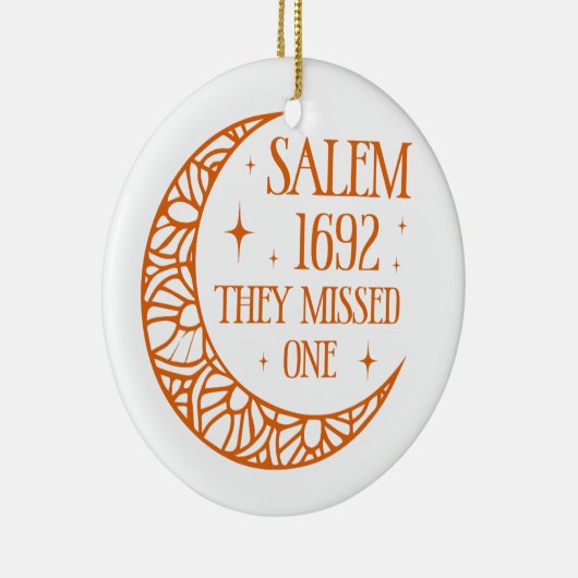 Pompoen Halloween Salem 1692 Ze misten er een Keramisch Ornament (Rechts)