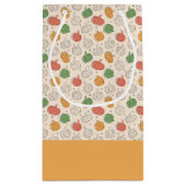 Pompoen Halloween sinaasappel geel groen Klein Cadeauzakje (Achterkant)