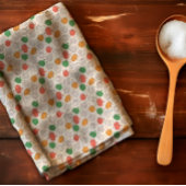 Pompoen Halloween sinaasappel geel groen Theedoek