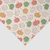 Pompoen Halloween sinaasappel geel groen Tissuepapier (Detail)