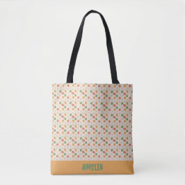 Pompoen Halloween sinaasappel geel groen Tote Bag