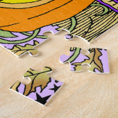 Pompoen Halloween Snoep Black Cats Legpuzzel (Zijkant)