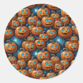 Pompoen Halloween Stickers