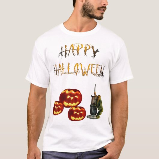 Pompoen Halloween T-shirt (Voorkant)
