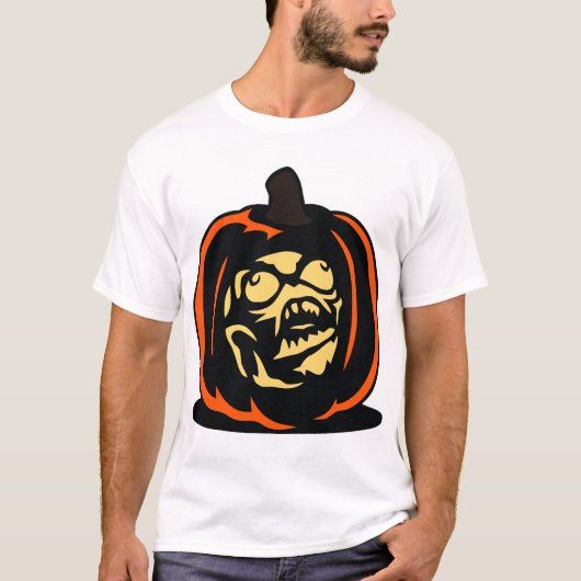 Pompoen Halloween T-shirt (Voorkant)