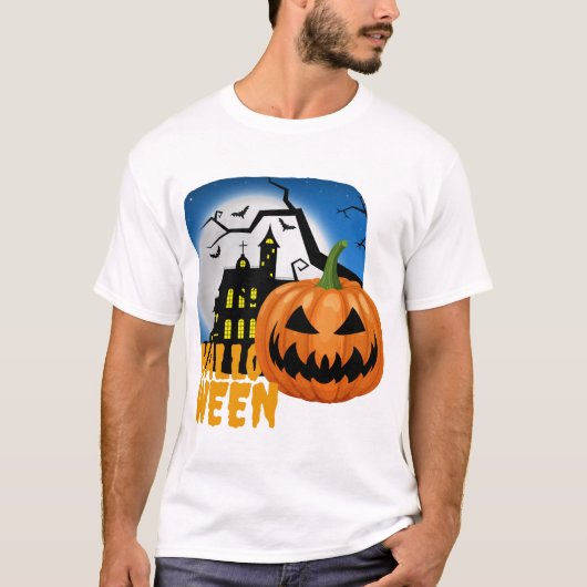 Pompoen Halloween T-shirt (Voorkant)