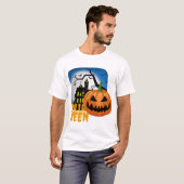 Pompoen Halloween T-shirt (Voorkant volledig)