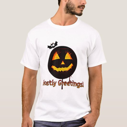 Pompoen Halloween T-shirt (Voorkant)