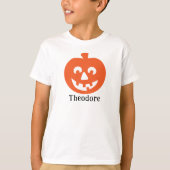 Pompoen Halloween T-Shirt (Voorkant)