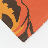 Pompoen Halloween thema, naadloos patroon. Fleece Deken (Hoek)