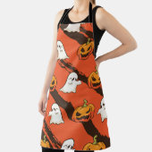 Pompoen Halloween thema, naadloos patroon. Schort (Insitu)