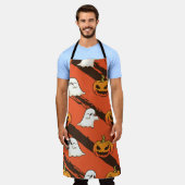 Pompoen Halloween thema, naadloos patroon. Schort (Gedragen)