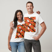 Pompoen Halloween thema, naadloos patroon. T-shirt (Unisex)