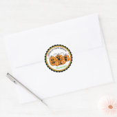 Pompoen Halloween Treat Stickers (Envelop)
