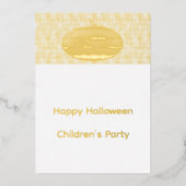 Pompoen Halloween Uitnodiging (Voorkant)