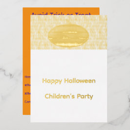 Pompoen Halloween Uitnodiging 