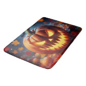 pompoen/Halloween/vleermuis spooky Badmat (Gekanteld)