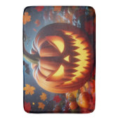 pompoen/Halloween/vleermuis spooky Badmat (Voorkant Verticaal)