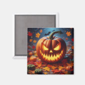 pompoen/Halloween/vleermuis spooky Magneet (Voorkant / Achterkant)