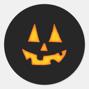 Pompoen Halloween Voor Mannen Vrouwen Jack O Lante Ronde Sticker