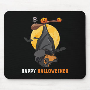 Pompoen Halloween Voor Vrouwen &Camp; Vleermuis Wo Muismat