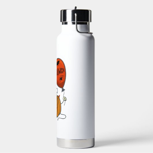 Pompoen Halloween Waterfles (Links)