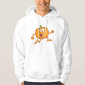 Pompoen hardlopen hoodie (Voorkant)