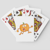 Pompoen Hardlopen Pokerkaarten (Achterkant)