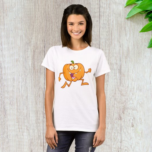 Pompoen hardlopen t-shirt