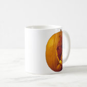 Pompoen, hart in de hand bierpul (Voorkant rechts)