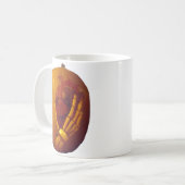 Pompoen, hart in de hand bierpul (Voorkant links)