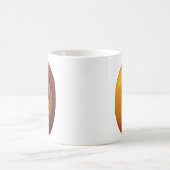 Pompoen, hart in de hand bierpul (Center)