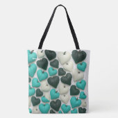 Pompoen Hart Tote Bag (Achterkant)