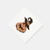 pompoen heks doedel servet (Hoek)