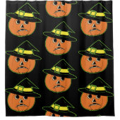  pompoen heks douchegordijn (Voorkant)