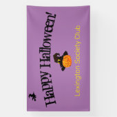 Pompoen Heks Halloween Feest Banner (Verticaal)