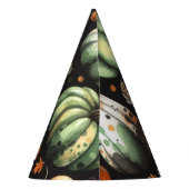 Pompoen Helloween inpakpapier vellen Feesthoedjes (Achterkant)