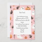 Pompoen Helloween uitnodiging (Voorkant)