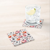 Pompoen Helloween uitnodiging Kartonnen Onderzetters (Insitu)