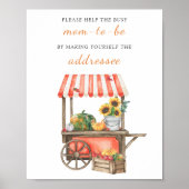 Pompoen - Help de bezige aanstaande moeder geadres Poster (Voorkant)