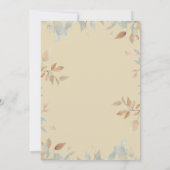 Pompoen Herfst 1e verjaardag Kaart (Achterkant)