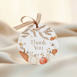Pompoen Herfst Baby Shower Bedankt  Bedankjes Labels