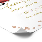 Pompoen Herfst Baby shower Favors Sign Poster (Hoek)