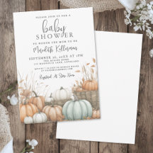 Pompoen Herfst Baby Shower