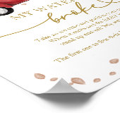 Pompoen Herfst Baby shower Mijn Water Broke Game Poster (Hoek)