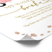 Pompoen Herfst Baby shower Mijn Water Broke Game Poster (Hoek)