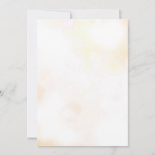 Pompoen Herfst Bloemen Thanksgiving Diner Kaart (Achterkant)