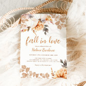 Pompoen Herfst Bloemen Vrijgezellenfeest Kaart