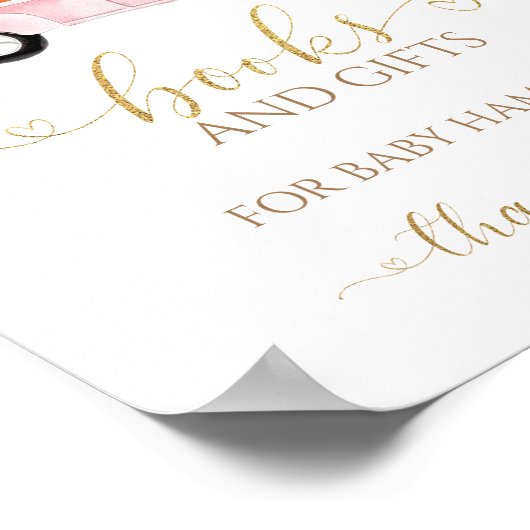 Pompoen Herfst Boeken voor Baby Sign Poster (Hoek)