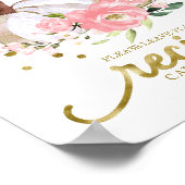 Pompoen Herfst Bruidsfeest Receptkaarten Bord Poster (Hoek)